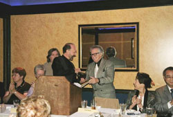 Terry Thompson receives the Owen Miller Lifetime Achievement Award